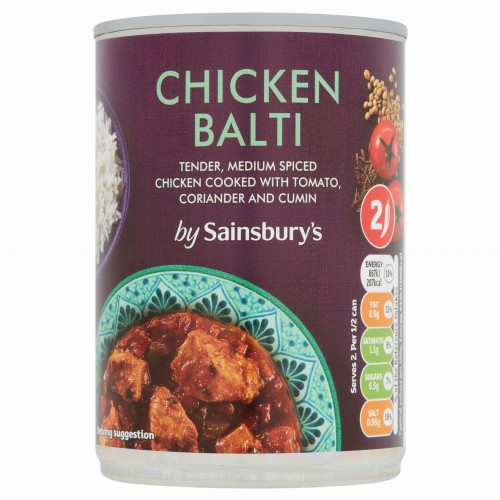 Przejdź do produktu Sainsbury's Medium Spiced Chicken Balti 392g