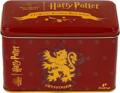 Przejdź do produktu New English Teas Harry Potter Gryffindor Crest Tea Caddy 40 English Breakfast Teabags