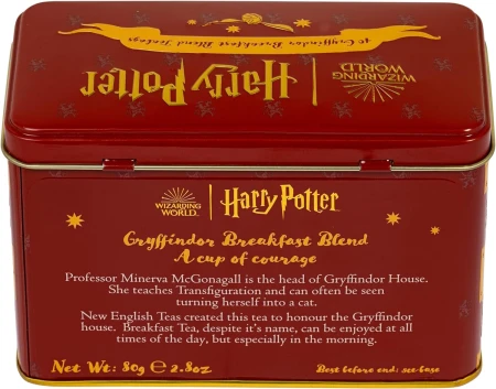 New English Teas Harry Potter Gryffindor Crest Tea Caddy with 40 English Breakfast Teabags 14.jpg