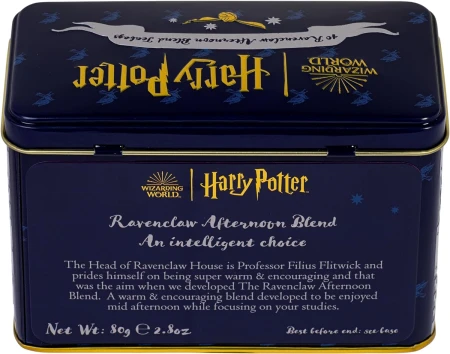 New English Teas Harry Potter Ravenclaw Crest Tea Caddy with 40 English Afternoon Teabags 13.jpg
