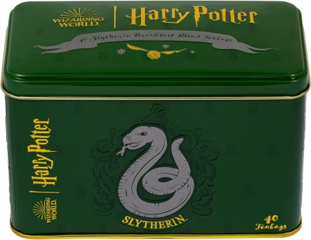 New English Teas Harry Potter Slytherin Crest Tea Caddy with 40 English Breakfast Teabags 10.jpg