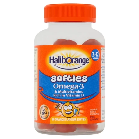 Haliborange Kid's Softies Omega-3 &amp; Multivitamin Orange Gummies 3-12yrs 60 per pack.jpg