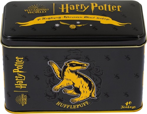 Przejdź do produktu New English Teas Harry Potter Hufflepuff Crest Tea Caddy with 40 English Afternoon Teabags