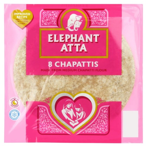 Przejdź do produktu Elephant Atta Chapattis 8 per pack