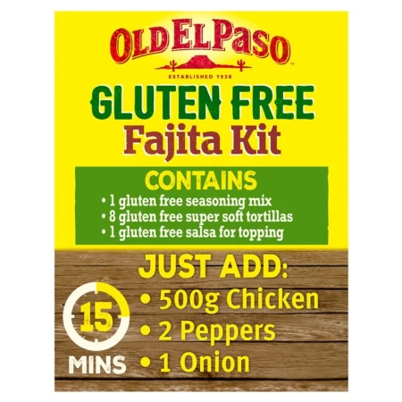 Old El Paso Mexican Gluten Free Smoky BBQ Fajita Kit 462g 2.jpg