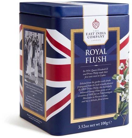 The East India Company Royal Flush Orange Pekoe Loose Leaf Black Tea Caddy 100g 10.webp