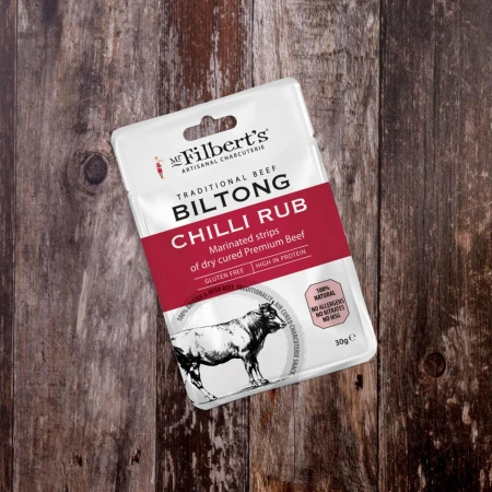 Mr Filberts Traditional Beef Biltong - Chilli Rub 30g 5.jpg