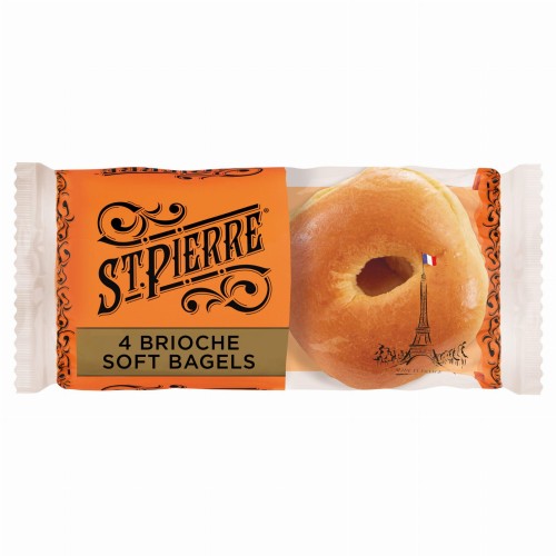 Przejdź do produktu St Pierre Brioche Sliced Soft Bagels 4 x 75g