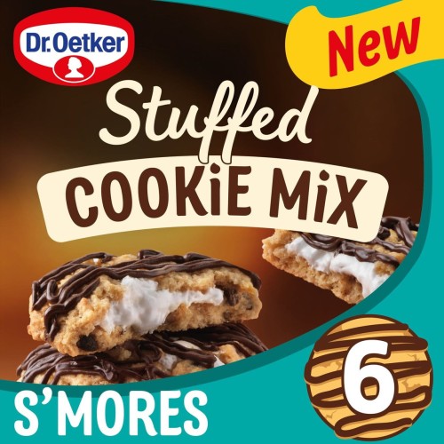 Przejdź do produktu Dr. Oetker S'mores Stuffed Cookie Baking Mix 340g