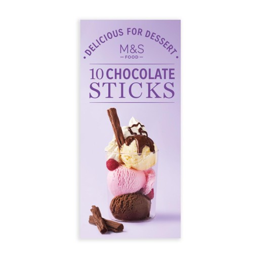 Przejdź do produktu Marks & Spencer 10 Chocolate Dessert Sticks 75g