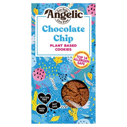 Przejdź do produktu Angelic Free From Vegan Chocolate Chip Plant Based Cookies 125g