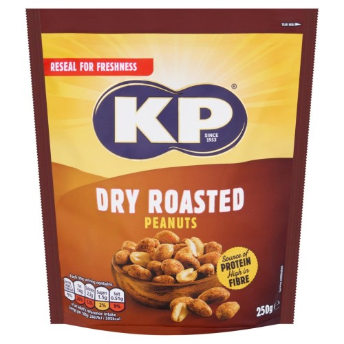 Przejdź do produktu KP Dry Roasted Peanuts 250g