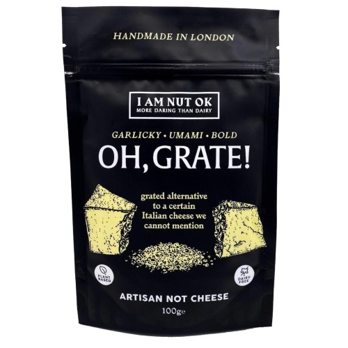 Przejdź do produktu I AM NUT OK Oh, Grate! - Vegan Grated Alternative to Parmesan 100g