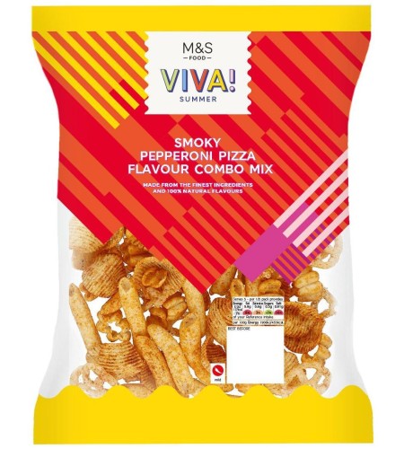 Przejdź do produktu Marks & Spencer Smoky Pepperoni Pizza Flavour Combo Mix 150g