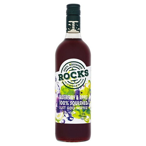 Przejdź do produktu Rocks Organic 100%% Squished Blueberry & Apple Squash 740ml