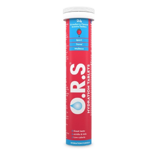 Przejdź do produktu ORS Strawberry Electrolyte Mix Hydration Tablets 24 per pack