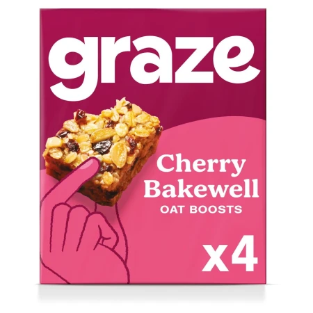 Graze Vegan Cherry Bakewell Snack Bars 4 per pack.jpg