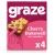 Graze Vegan Cherry Bakewell Snack Bars 4 per pack.jpg