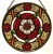 Stained Glass Tudor Rose and Chaplet Window Decoration.jpg