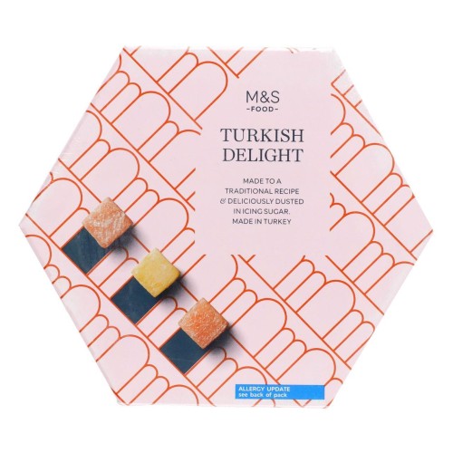 Przejdź do produktu Marks & Spencer Traditional Recipe Icing Sugar Dusted Turkish Delight 325g