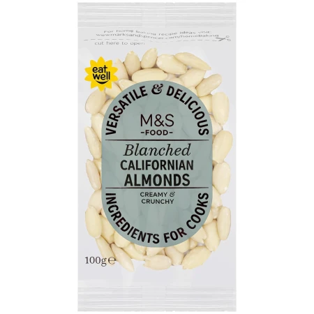 M&amp;S Blanched Californian Almonds 100g.jpg