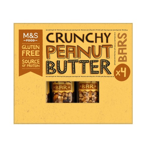 Przejdź do produktu Marks & Spencer Crunchy Peanut Butter Bars 4 x 40g