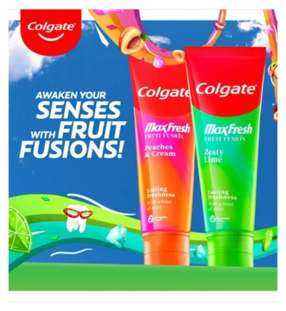 Colgate Max Fresh Fruit Fusion Zesty Lime Flavoured Toothpaste 75ml 4.png