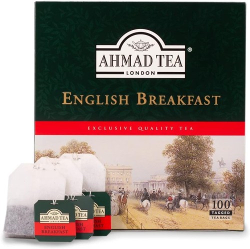 Przejdź do produktu Ahmad Tea English Breakfast Tea 100 Tagged Tea Bags