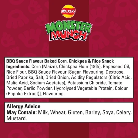 Walkers Monster Munch BBQ Sauce Multipack Snacks Crisps 6 x 16g4.jpg
