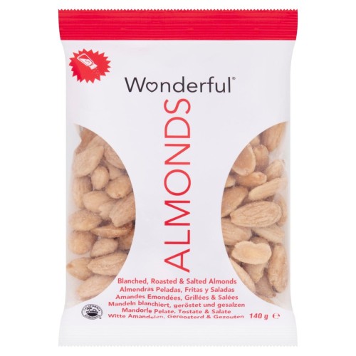 Przejdź do produktu Wonderful Almonds Blanched Roasted & Salted 140g