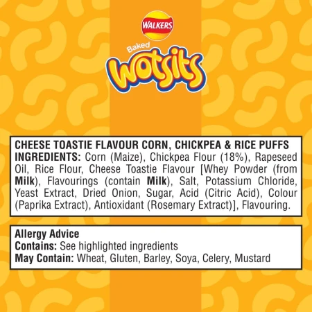 Walkers Wotsits Cheese Toastie Multipack Snacks Crisps 6 x 12g 3.jpg