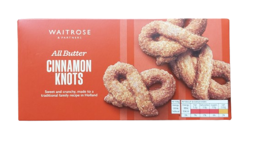 Przejdź do produktu Waitrose All Butter Cinnamon Knots 150g