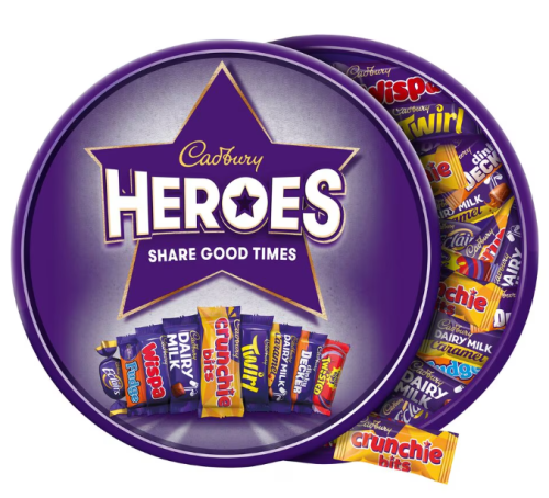 Przejdź do produktu Cadbury Heroes Chocolate Tub 550g