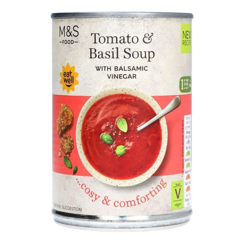 Przejdź do produktu Marks & Spencer Tomato & Basil Soup Tin 400g