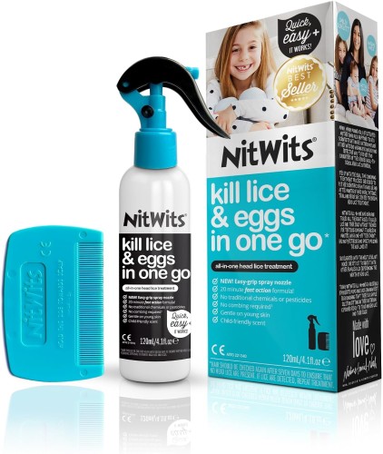 Przejdź do produktu NitWits All-In-One Head Lice Spray - Kills Nits & Eggs 120ml