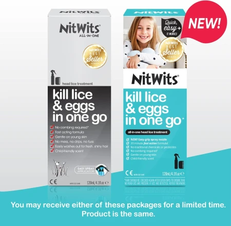NitWits All-In-One Head Lice Treatment Spray, Kills Nits &amp; Eggs, Includes Lice Spray 120ml &amp; Nit Comb ,120 ml (Pack of 1) 2.jpg