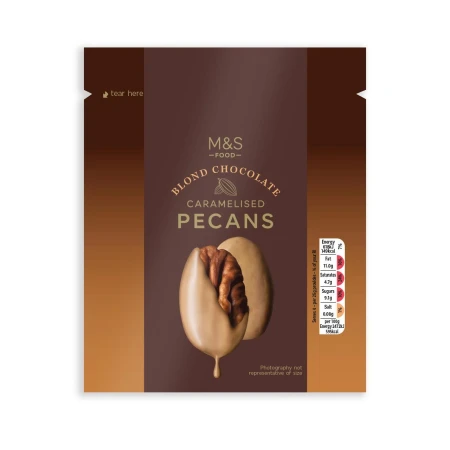 M&amp;S Blond Chocolate Caramelised Pecans 100g.jpg