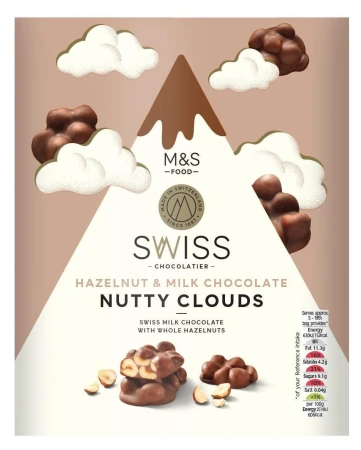 M&amp;S Swiss Hazelnut &amp; Milk Chocolate Nutty Clouds 140g.jpg