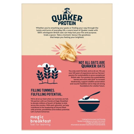 Quaker Oat So Simple Protein Strawberries &amp; Cream Porridge 8 Sachets 3.jpg