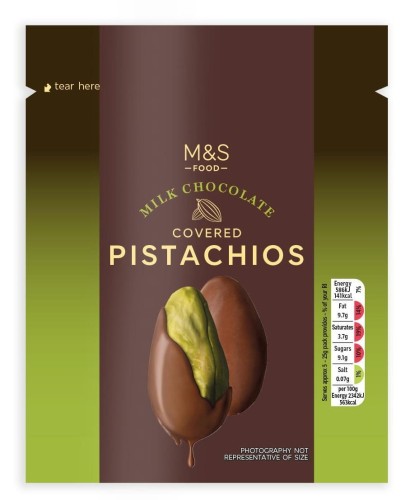 Przejdź do produktu Marks & Spencer Milk Chocolate Covered Pistachios 130g