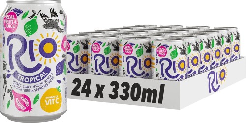 Przejdź do produktu Rio Tropical Original Fizzy Drink MULTIPACK 24 x 330ml Cans