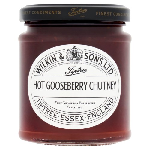 Przejdź do produktu Tiptree Hot Gooseberry Chutney 210g