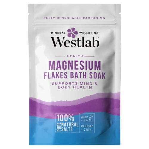Przejdź do produktu Westlab Magnesium Flakes Bath Soak 800g