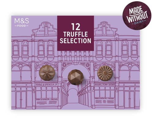 Przejdź do produktu Marks & Spencer Made Without Dairy Chocolate Truffle Selection 120g