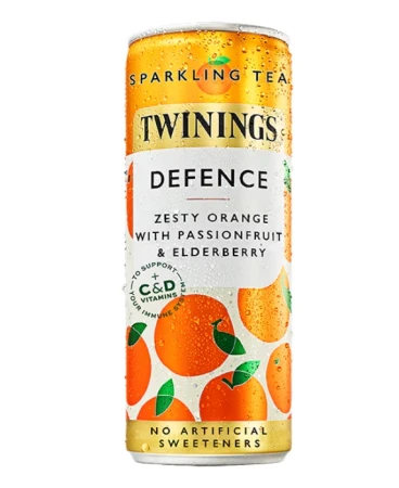 Twinings Defence Orange &amp; Passionfruit Sparkling Tea Drink 250ml.webp