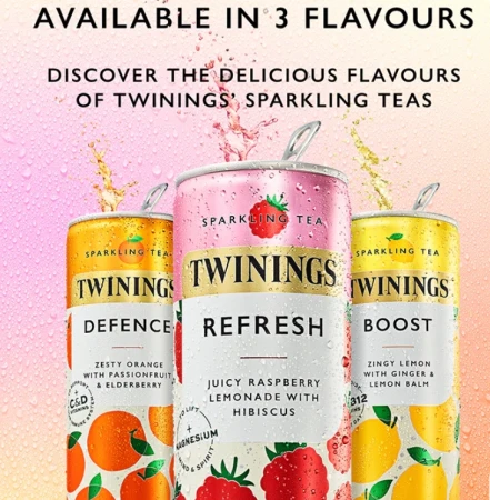 Twinings Defence Orange &amp; Passionfruit Sparkling Tea Drink 250ml 5.webp