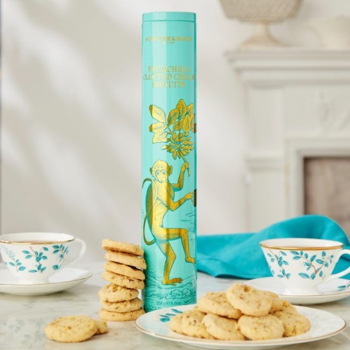 Przejdź do produktu Fortnum & Mason Pistachio & Clotted Cream Biscuits Tin 250g