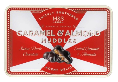 Go to product Marks & Spencer Caramel & Almond Muddles Tin 210g