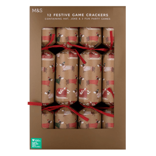 Go to product Marks & Spencer Walter Sausage Dog Christmas Crackers 12 per pack
