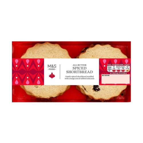 Go to product Marks & Spencer All Butter Spiced Shortbread 200g